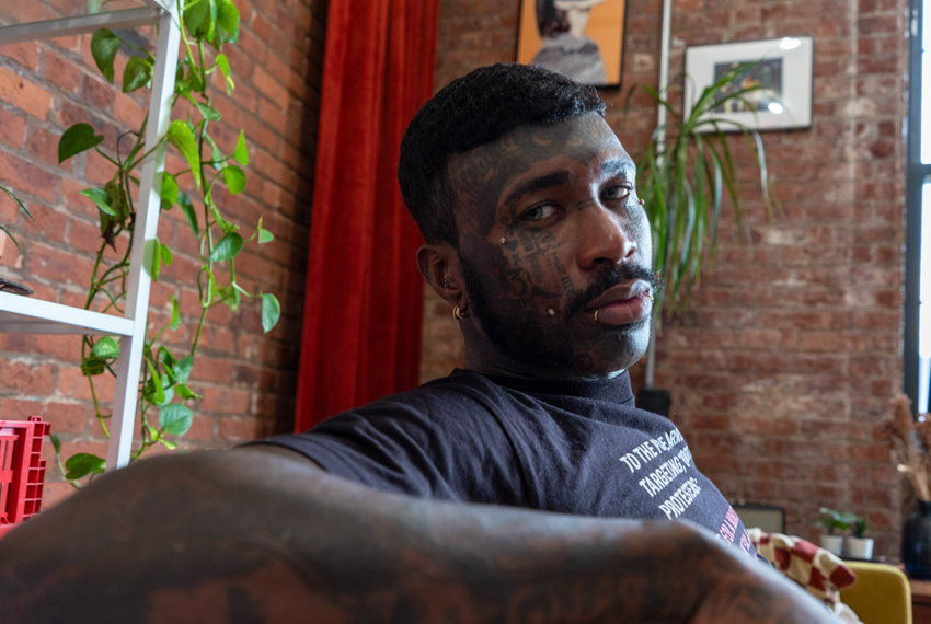 Yves smiling at the camera